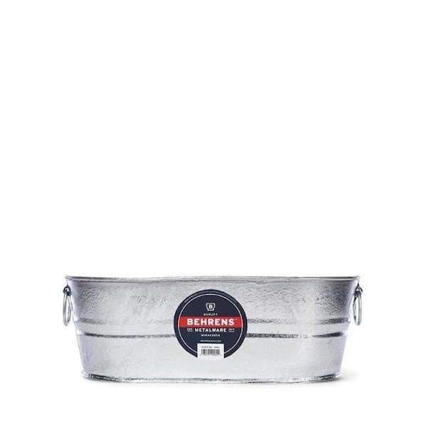 Behrens Wash Tub, 4 gal Capacity, Steel - 00-0V