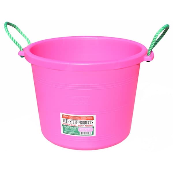 Tuff Stuff Products 70 qt. Muck Bucket, Hot Pink - TU600771