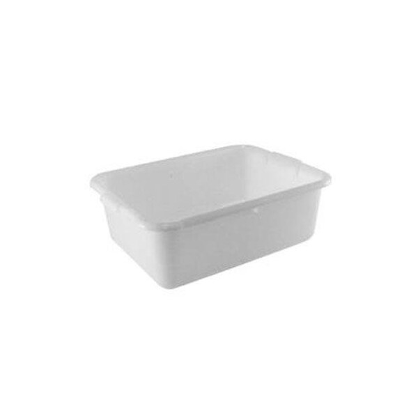 Tablecraft 21 1/4 in x 15 3/4 in x 5 in White Bus Box - F1529