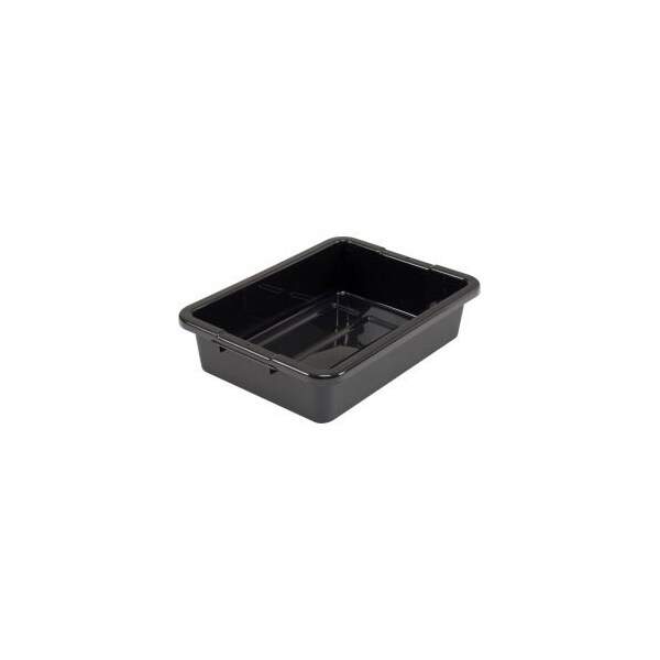 Quantum Storage Systems GEC, NSF Plastic Bus Tub, 20L x 15W x 5H, Black - GLFSB-20155RBRNB
