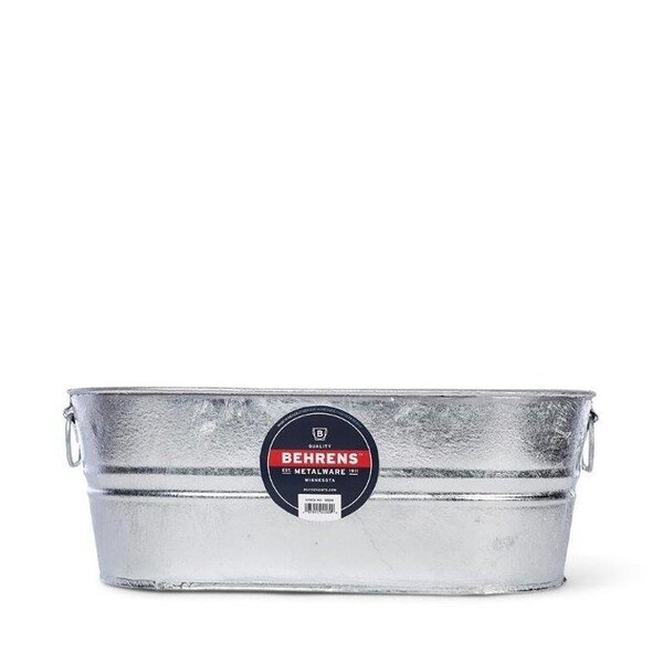 Behrens Wash Tub, 5.5 gal Capacity, Steel - 0-0V