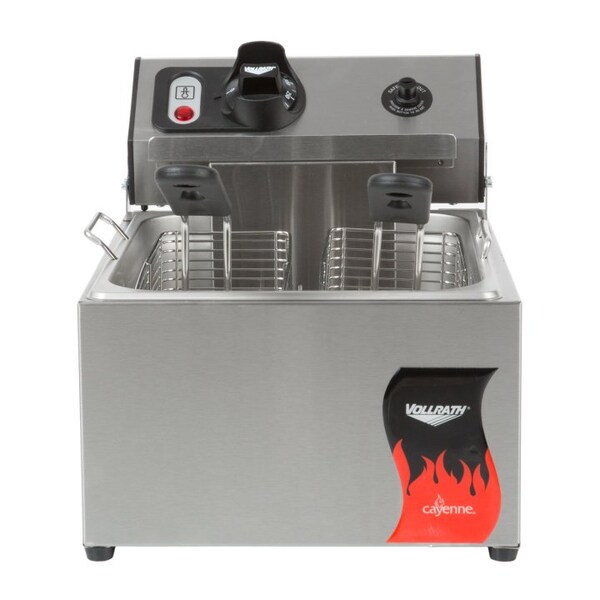 Vollrath Co Vollrath Cayenne Standard Duty Electric Fryers, Countertop Fryer, 10 Lb. - 40706