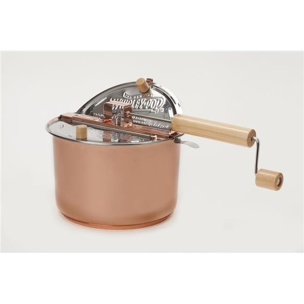 Wabash Valley Farms Wabash Valley Farms 23010-D Cooper Plated Stainless Steel Stovetop Popcorn Popper - 23010-D