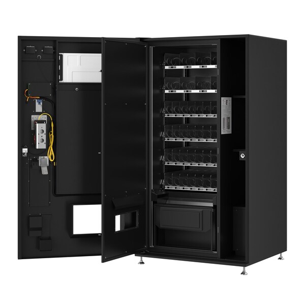 Koolmore Refrigerated Vending Machine 48 Slots Featuring 49 Inch Touch Display, Bills, Coins, CC Reader - KM-VMRWT-48BCR