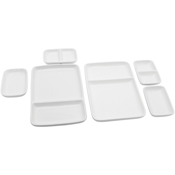 Starfrit Set of 2 Ceramic Modular Fondue Serving Dishes - 092507-006-0000
