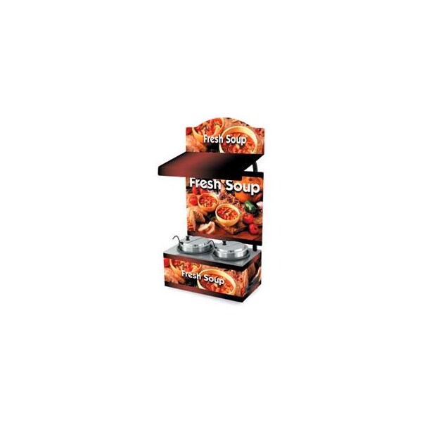 Vollrath Co Vollrath Cayenne 7203203, Twin Well 7 Qt. Soup Merchandisers - Canopy Country Kitchen - 7203203