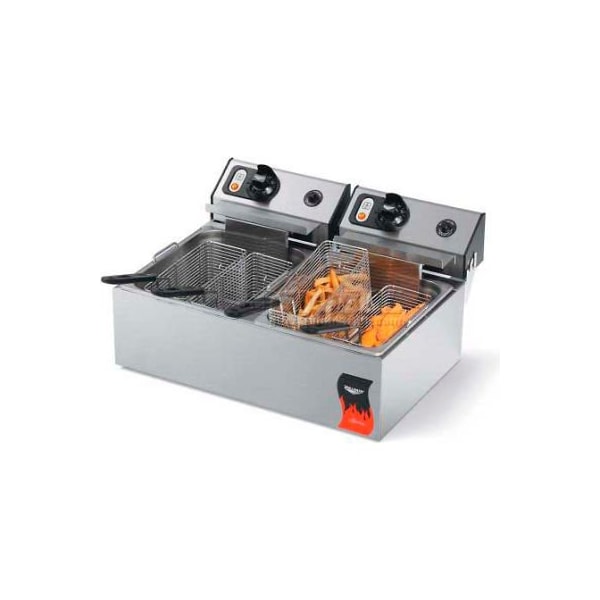 Vollrath Co Vollrath Cayenne Standard Duty Electric Fryers, 40707, Dual Countertop Fryer, 2 X 10 Lb. - 40707
