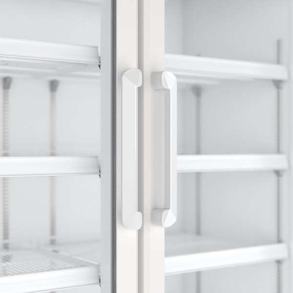 Koolmore 47 in. Commercial 2-Glass Door Merchandiser Refrigerator, 29 cu. ft. in White KM-MDR-2GD-47 - KM-MDR-2GD-47
