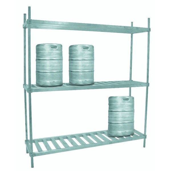 Advance Tabco Special Value Keg Rack 72 in.W x 20 in.D x 76 in.H - KR-72-X