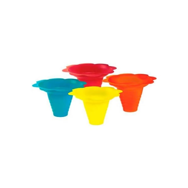 Paragon International Paragon 6503 Multicolor Flower Drip Tray Cups 8 Oz, 100 Qty - 6503