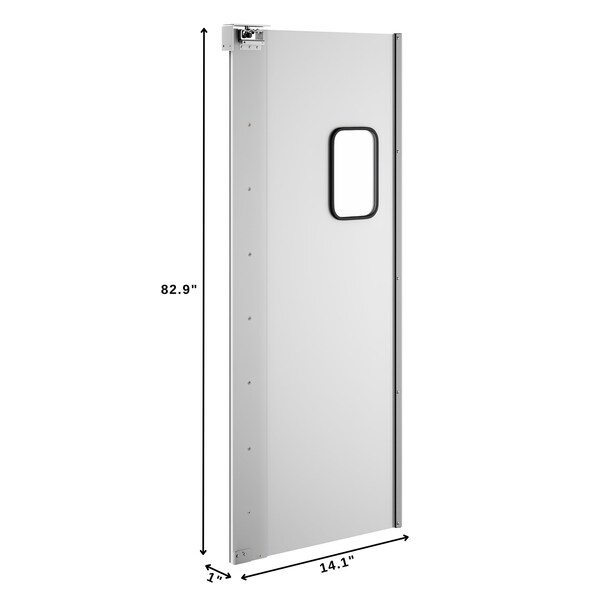 Koolmore Commercial Single Aluminum Swinging Traffic Door - 30 In. x 84 In. Door Opening - KM-SWD30