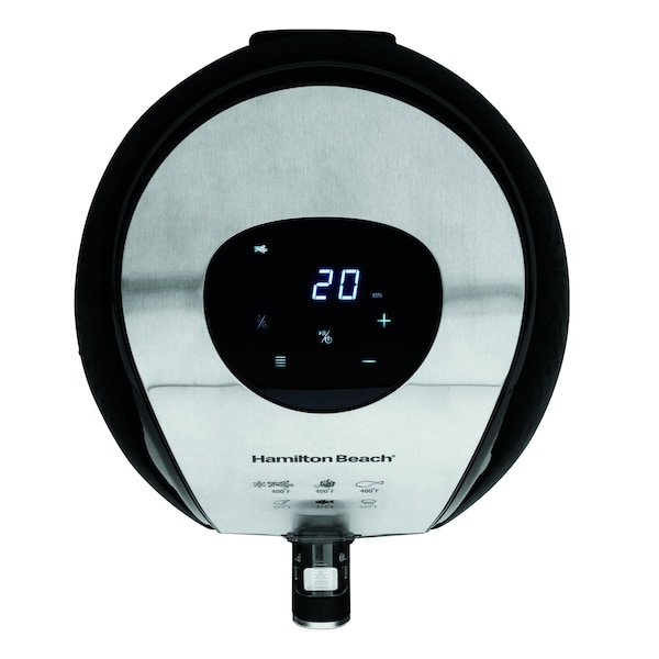 Hamilton Beach Hamilton Beach Black/Silver 3.4 qt Programmable Digital Air Fryer - 35065