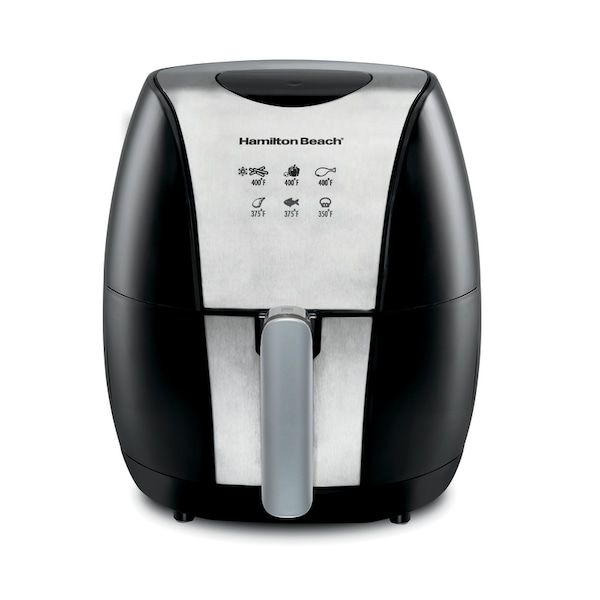 Hamilton Beach Hamilton Beach Black/Silver 3.4 qt Programmable Digital Air Fryer - 35065