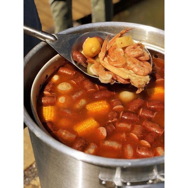 Bayou Classic Bayou Classic Aluminum Grill Stockpot with Basket 60 qt 1 pk - 4060