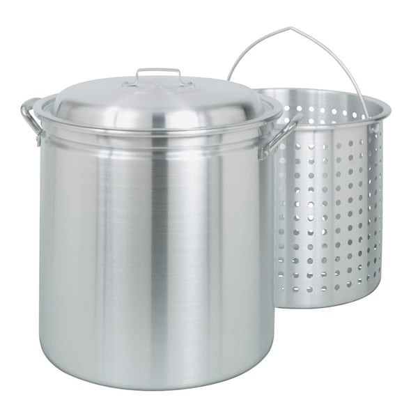 Bayou Classic Bayou Classic Aluminum Grill Stockpot with Basket 60 qt 1 pk - 4060