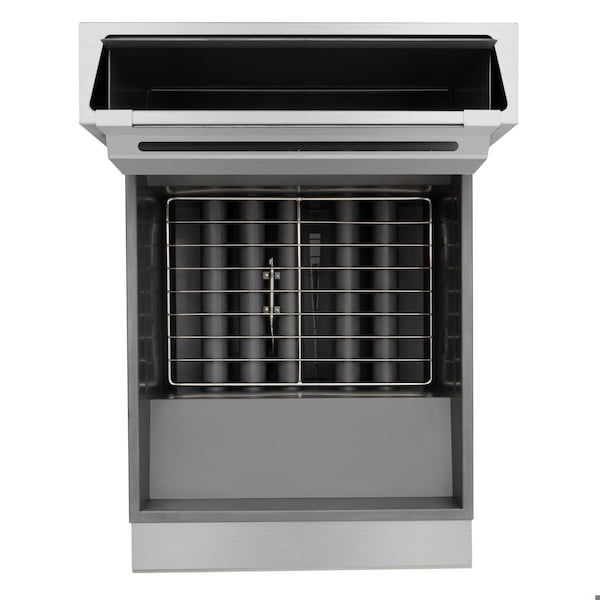 Koolmore 75 lb. Floor Standing Natural Gas Commercial Fryer with 150,000 BTU in Stainless-Steel, ETL Listed - KM-FDF75-NG