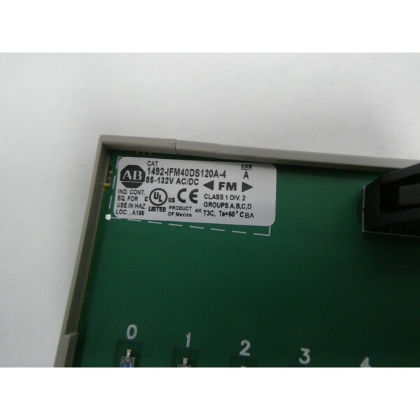 Interfaz Allen Bradley SER A para otros módulos de PLC y DCS - 1492-IFM40DS120A-4