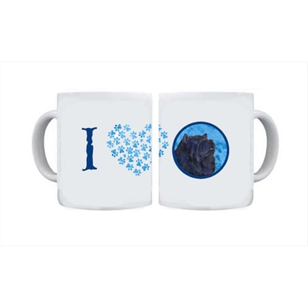Carolines Treasures 15 oz. Chow Chow Dishwasher Safe Microwavable Ceramic Coffee Mug - SS4777-BU-CM15