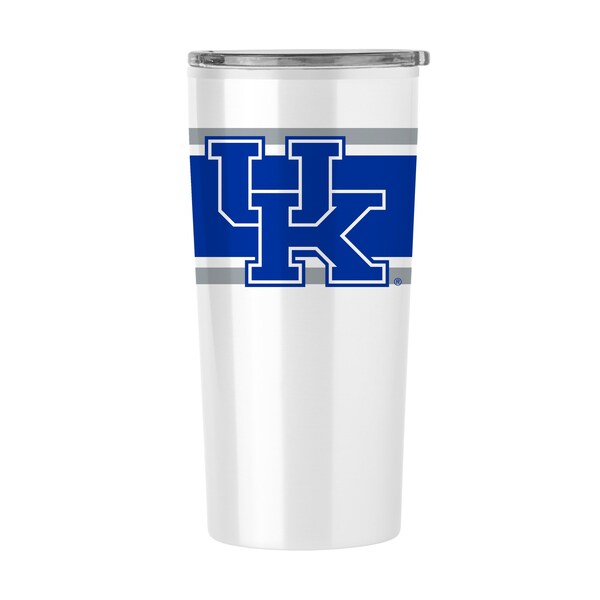 Logo Brands Kentucky 20oz Stripe Fusion Tumbler - 159-SP20T-WHT-16