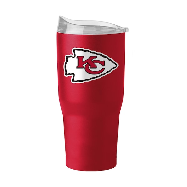 Logo Brands Kansas City Chiefs 30oz Flipside Powder Coat Tumbler - 616-S30PT-34