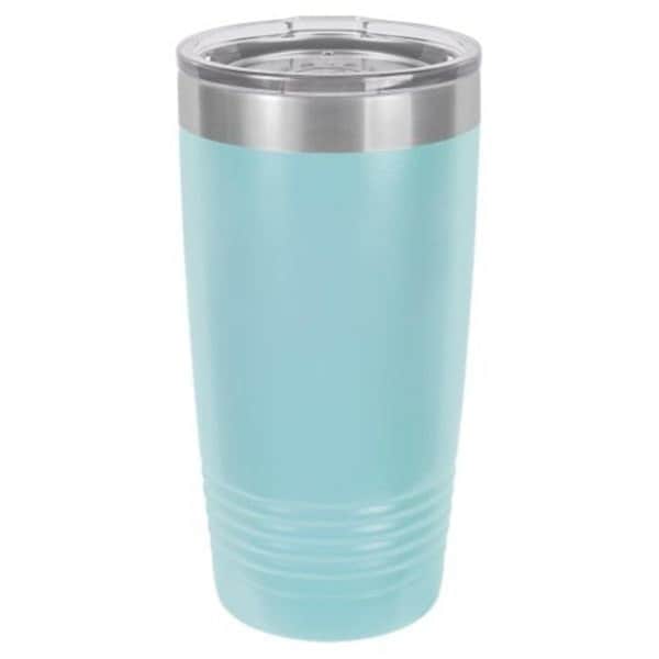 Anales 20 oz Stainless Steel Polar Camel Tumblers with Lid; Lite Blue - AN2802923
