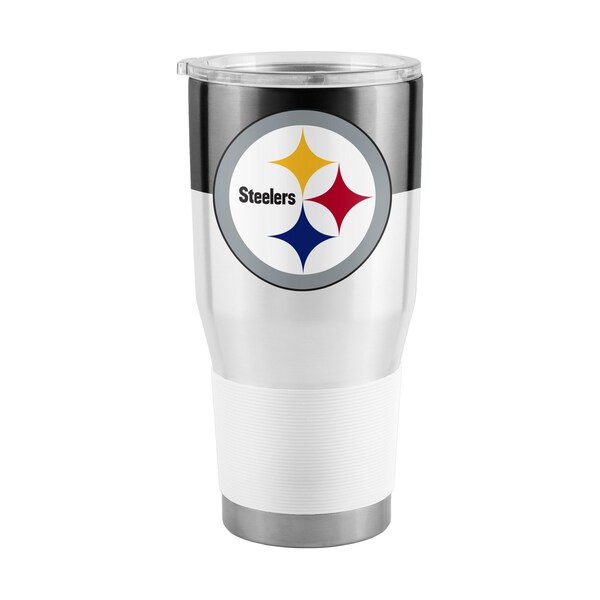 Logo Brands Pittsburgh Steelers 30oz Colorblock Stainless Tumbler - 625-S30T-11