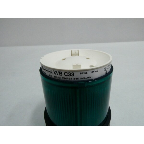 Unidad constante verde del módulo de luz de 12-230V-AC - XVB C33 084506 de sensores Telemecanique.