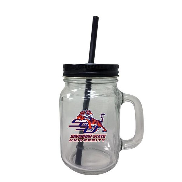 R & R Imports R & R Imports TBM-C-SSU19 16 oz Savannah State University Mason Jar Tumbler - TBM-C-SSU19