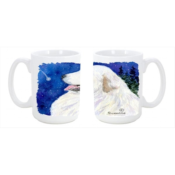 Carolines Treasures Great Pyrenees Dishwasher Safe Microwavable Ceramic Coffee Mug 15 oz. - SS8774CM15
