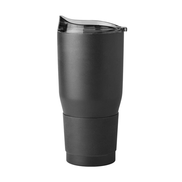 Logo Chair 30 oz Plain Black Powder Coat Tumbler - 001-S30PT-BLK