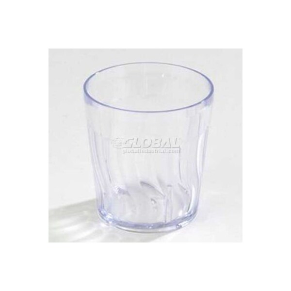 Carlisle Foodservice Dinex - Swirl Tumbler, 9 Oz. 72/Cs, Clear - DX4GC907