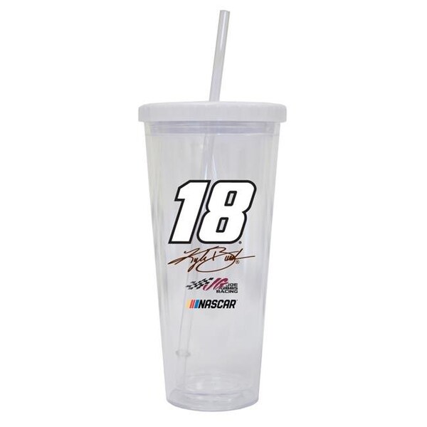 R & R Imports R & R Imports TB2-N-KYB20 24 oz Kyle Busch No.20 Straw Tumbler - TB2-N-KYB20