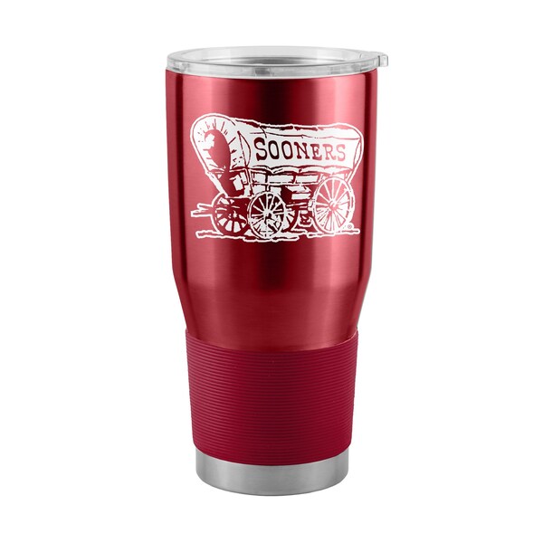 Logo Brands Oklahoma Gameday 30 oz Stainless Tumbler - 192-S30T-1