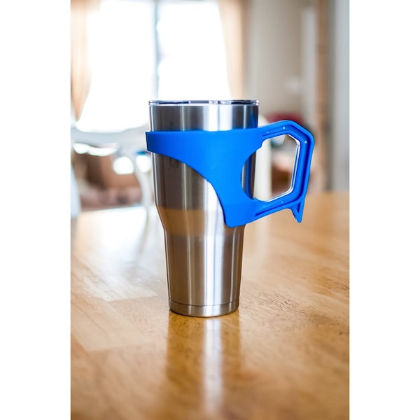 Camco CARIBOU, TUMBLER HANDLE, 30OZ, BLUE - 51925