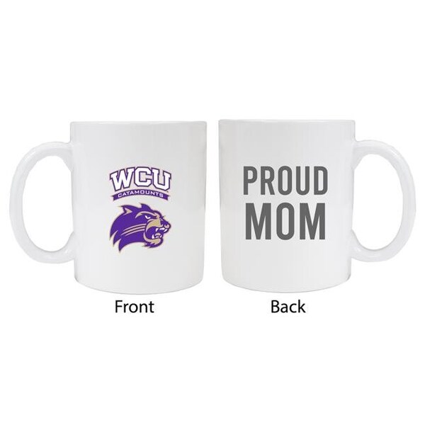 R & R Imports R & R Imports MUG-C-WCU20 WMOM Western Carolina University Proud Mom White Ceramic Coffee Mug - MUG-C-WCU20 WMOM
