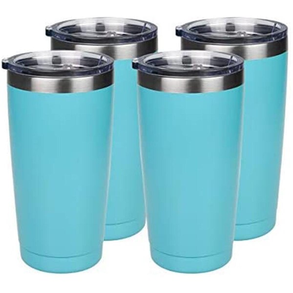 G.S.I Sports 63353 12 oz Glacier Stainless Steel Tumbler, Peppermint - G6A-63353
