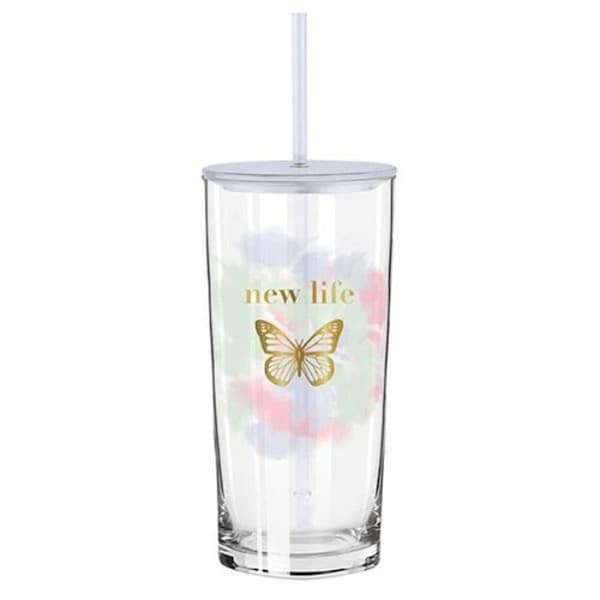Fastfood 20 oz Glass Tumbler - New Life - FA3327588