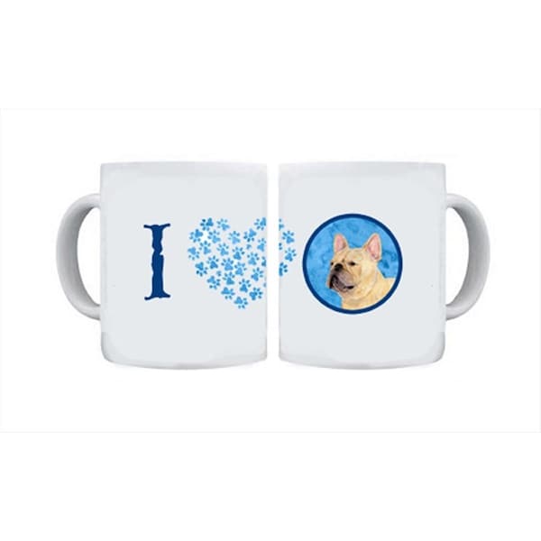 Carolines Treasures 15 oz. French Bulldog Dishwasher Safe Microwavable Ceramic Coffee Mug - SS4761-BU-CM15
