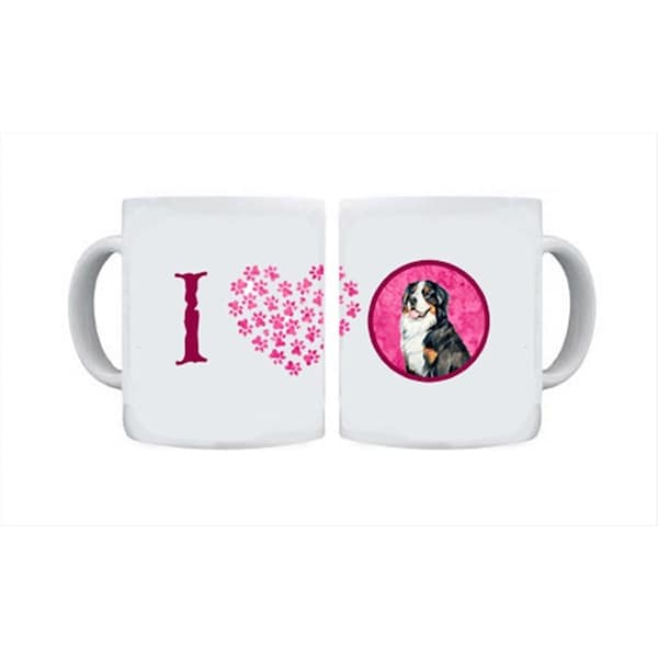 Carolines Treasures 15 oz. Bernese Mountain Dog Dishwasher Safe Microwavable Ceramic Coffee Mug - LH9379PK-CM15