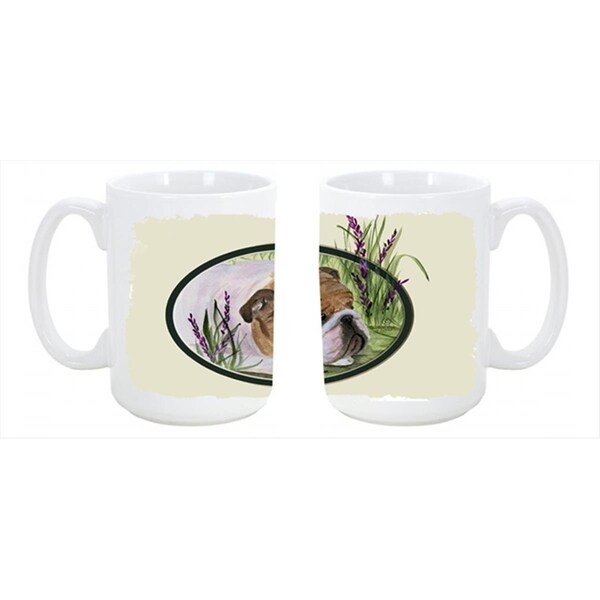 Carolines Treasures English Bulldog Dishwasher Safe Microwavable Ceramic Coffee Mug 15 oz. - SS8023CM15