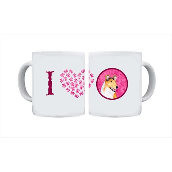 Carolines Treasures 15 oz. Collie Smooth Dishwasher Safe Microwavable Ceramic Coffee Mug - SS4746-PK-CM15