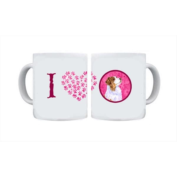 Carolines Treasures 15 oz. Australian Shepherd Dishwasher Safe Microwavable Ceramic Coffee Mug - LH9363PK-CM15