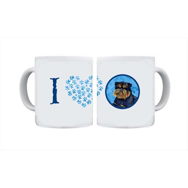 Carolines Treasures 15 oz. Brussels Griffon Dishwasher Safe Microwavable Ceramic Coffee Mug - LH9388BU-CM15