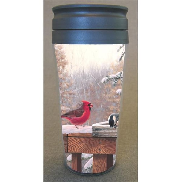 Songbird Essentials Songbird Essentials SEEK7602 Tableware Clear Black Poly Plastic Thermal Mug Entertaining Friends - SEEK7602