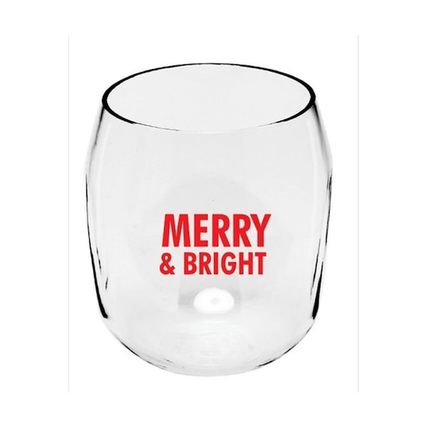 Zees Creation Merry & Bright EverDrinkware Wine Tumbler - ED1001-XM9