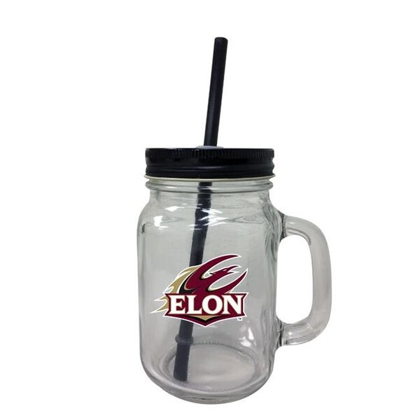 R & R Imports R & R Imports TBM-C-ELON19 16 oz Elon University Mason Jar Tumbler - TBM-C-ELON19