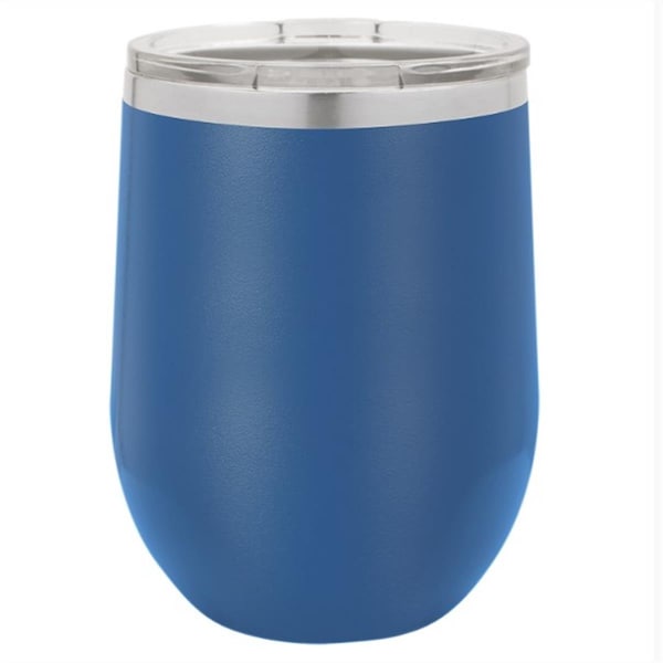 Anales 12 oz Stainless Steel Polar Camel Stemless Wine Tumbler; Royal Blue - AN2804218