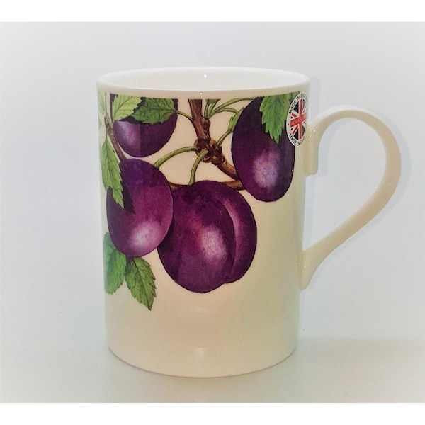 Roy Kirkham Plum Fruit Tree Lucy Mugs, Multi Color - Set of 6 - ER2197PPL