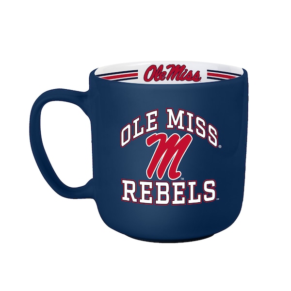 Logo Brands Ole Miss 15oz Stripe Mug - 176-C15SM