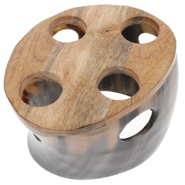 Olafs Ale House Tankherd 4 Bovine Horns 3-4oz w Stand - GH2136SHOT